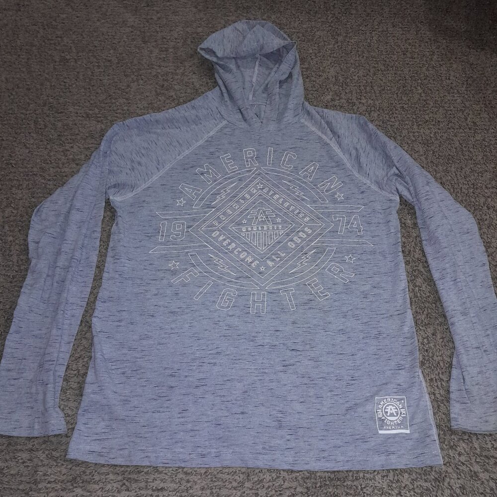 American fighter hooded tee